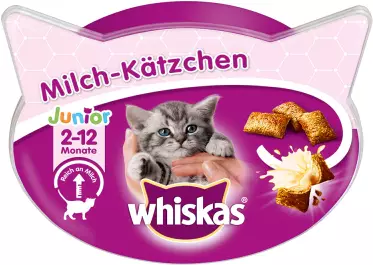 6x55g Whiskas macskasnack-Milchkätzchen kiscicáknak
