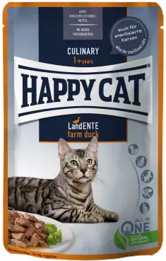 Happy Cat Culinary Land Ente alutasakos eledel- Kacsa 85 g
