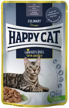 Happy Cat Culinary Land Geflügel alutasakos eledel - Baromfi 85 g