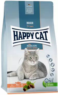 Happy Cat Indoor Atlantik Lachs - Lazac 300 g