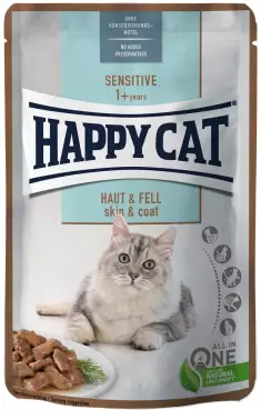 Happy Cat Sensitive Skin & Coat alutasakos eledel 85 g