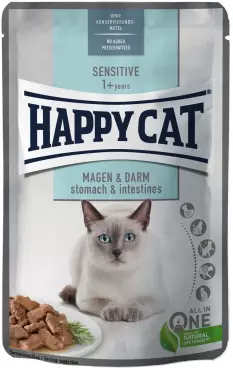 Happy Cat Sensitive Stomach & Intestines alutasakos eledel 85 g