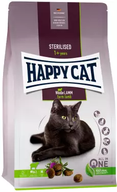 Happy Cat Sterilised Weide Lamm - Bárány 300 g